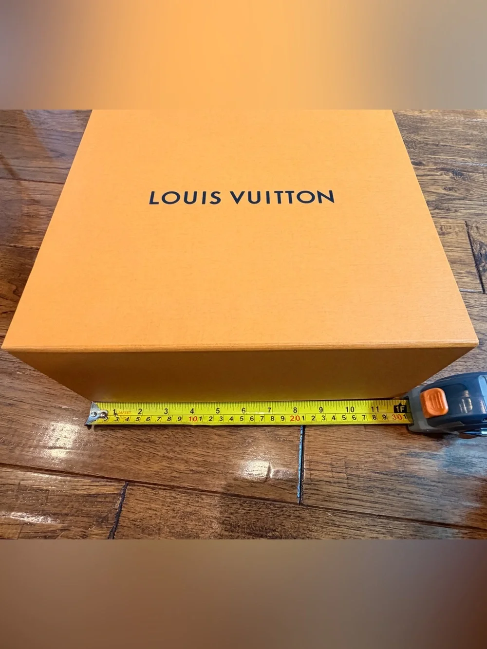 Louis Vuitton Bright Orange Logo Gift Boxes Trio